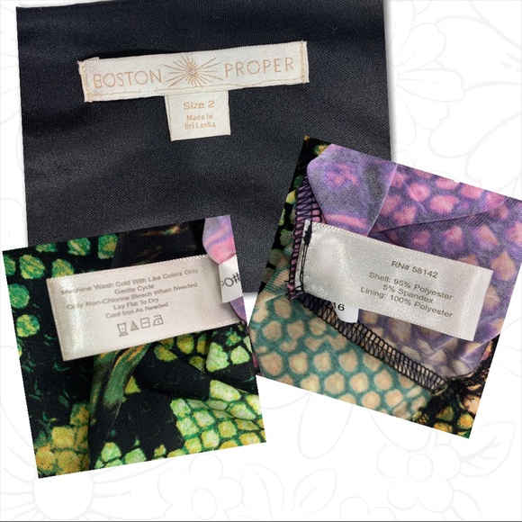 Boston Proper Reptile Print Bodycon Dress - Sz 2 - Picture 14 of 16